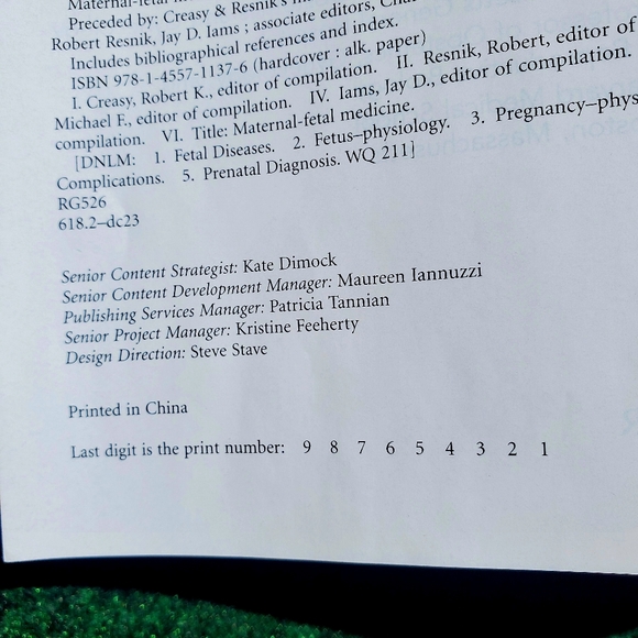 Creasy and Resnik's Maternal-Fetal Medicine: Principles and Practice 7th Edition - Picture 4 of 9